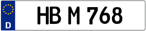 Truck License Plate